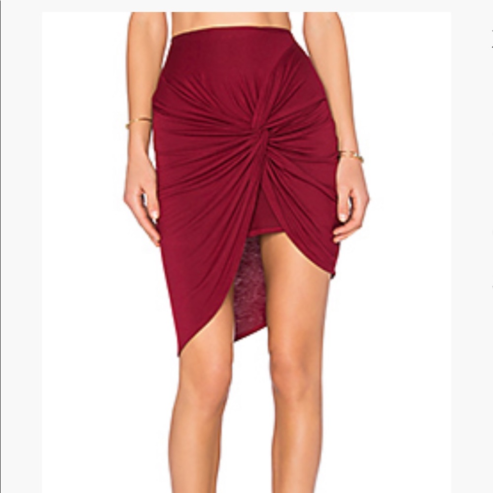 Last Chance! Lovers + Friends Knotted Front Skirt